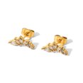 thumbnail image 1 of Guardurnaity 2 uds pendientes de tuerca 18K flor Ins pendiente Metal hipoalergénico ocio joyería encontrar regalos de Navidad Halloween Acción de Gracias Ropa, zapatos y accesorios Miscelánea Guardurnaity AP017869-00, 1 of 6