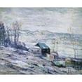 thumbnail image 3 of Ernest Lawson 17x15 Black Modern Framed Museum Art Print Titled - Windy Day, Bronx River, 3 of 5
