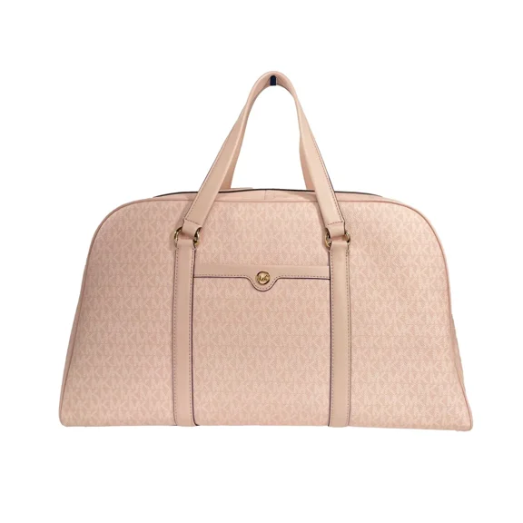 Michael Kors Womens Jet Set Travel Extra-Large Signature Logo Weekender Bag