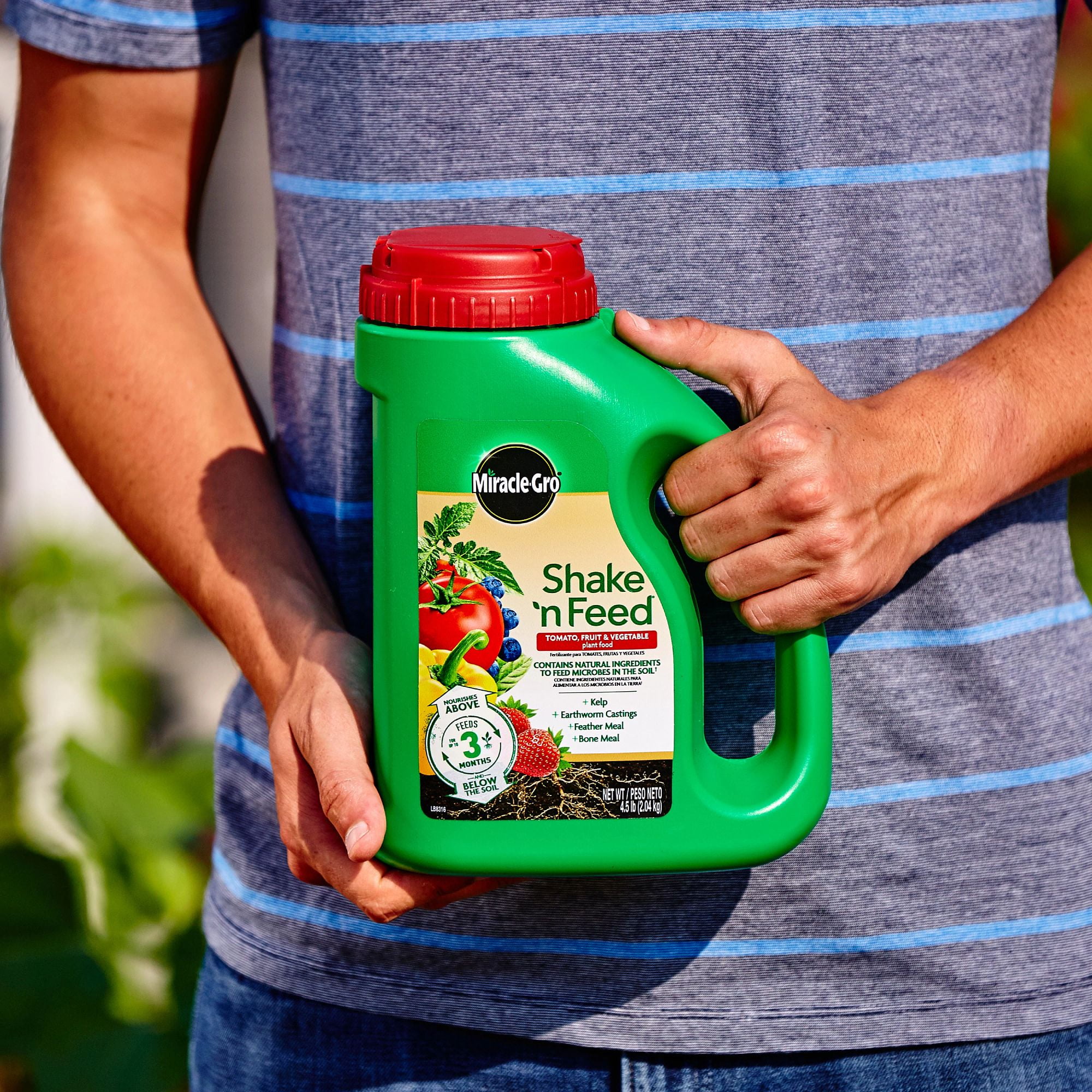 Miracle-Gro Shake 'n Feed Tomato, Fruit and Vegetable Plant Food, 4.5 lbs.
