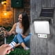 thumbnail image 2 of Fiudx Luz con Sensor de Movimiento para Exteriores, Resistente Al Agua Ip65, 3 Modos Inteligentes, Control Remoto, Energía Solar, Ahorro de Energía, para Jardín, Patio, Cerca, Fácil Instalación, Colo, 2 of 7