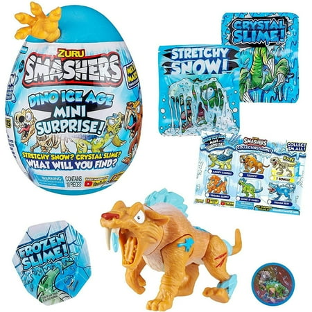 Smashers Dino Ice Age Mini Surprise Egg - Saber Tooth Tiger