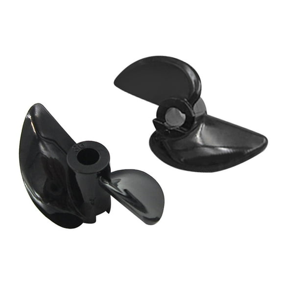 2x accesorios de hélices fuera de borda para barco RC para eje de 3mm, hélices CW Ccw , 30mmx3cm Yotijar Hélices de barco RC