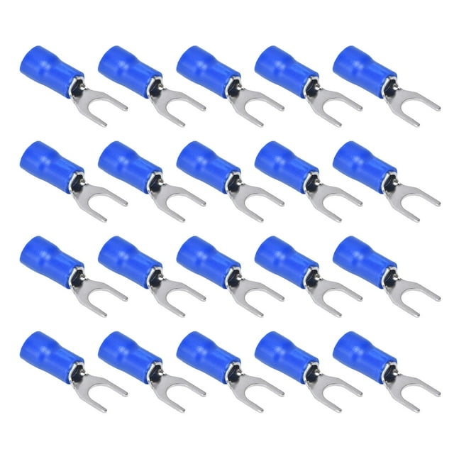 Connecteur de Fil de Type U, 12-10AWG 4-6mm2 Bornes de Fourche 48A pour les Projets Électriques