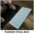 thumbnail image 3 of Thick Padded Yoga Mat for Exercise, Pads for Fitness, Comfortable Non- Yoga Mat Ideal for Gym Workouts and Training, 3 of 10