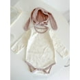 thumbnail image 2 of Biekopu Infant Baby Easter Jumpsuit with Hat Bunny Print Round Neck Long Sleeve Romper for Boys Girls, 2 of 7