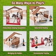 thumbnail image 4 of Playset Horse Stable Goldge con 3 caballos, valla y accesorios, 4 of 7