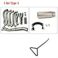 thumbnail image 2 of Motorcycle Modified Full Systems Exhaust Pipe Link Front Pipe 60mm For BMW S1000RR S1000R 2010 2011-2018, 2 of 4