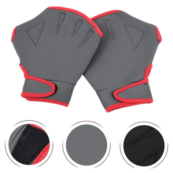 MLINS 1 Pair Swim Hand Protector Swimming Hand Cover Nylon Swim Flippers Swimming Equipment