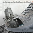 thumbnail image 3 of Safety Trainers Men Steel Toe Cap Trainers Women Lightweight Puncture Proof Safety Shoes Comfortable Industrial Work Shoes Utility Footwear, 3 of 7