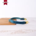 thumbnail image 2 of Green Velvet Bow Collar-S, 2 of 6