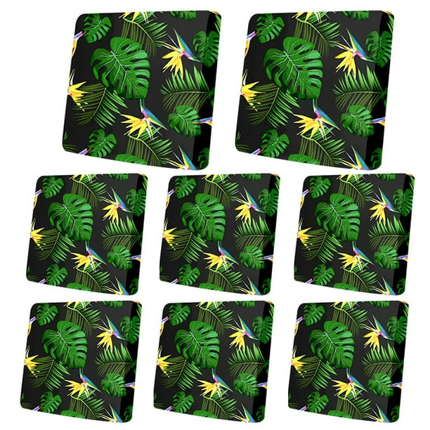 Inteprter 8 cojines antideslizantes para muebles de jardín, cojines individuales para sofá, para asientos de silla suaves. Decoración del hogar tipo+4 8 piezas