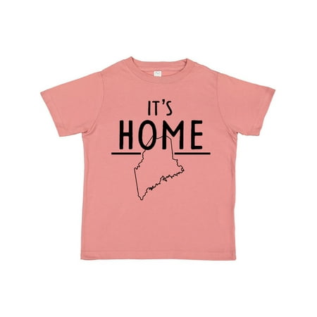 

Inktastic It s Home- Maine State Outline Gift Toddler Boy or Toddler Girl T-Shirt