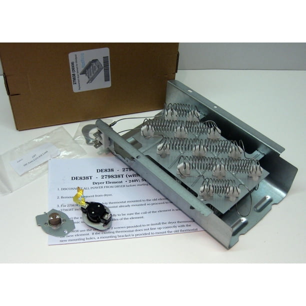 Replacement Heater Thermal Cut Off Thermostat DE838 and N197 for