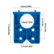thumbnail image 4 of Scienceny Taladro de 35 mm Plantilla de carpintería Localizador Bisagra Guía Localización Kit de perforación Herramientas manuales y eléctricas Placa de posicionamiento azul única Scienceny TO000694-02, 4 of 6