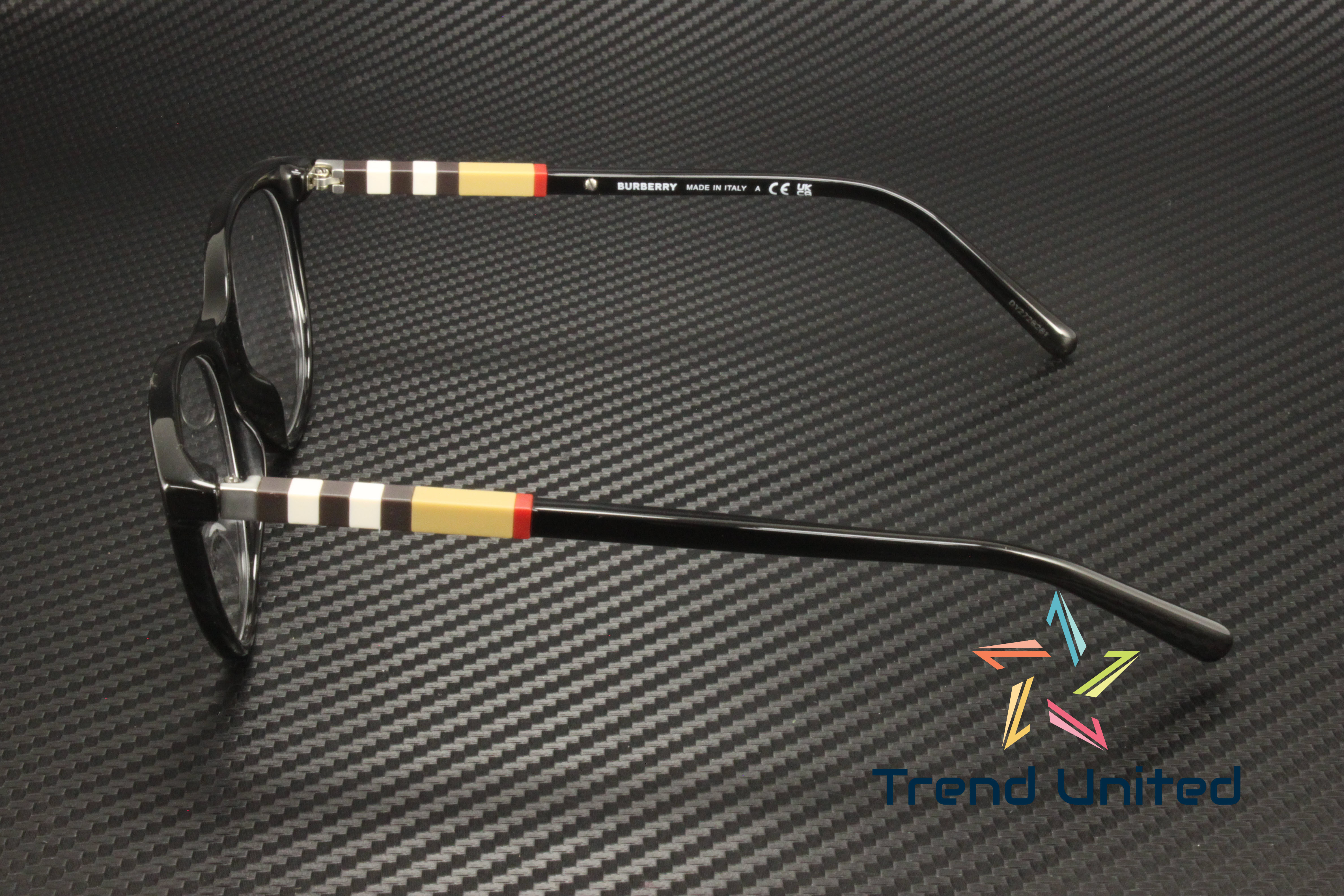 Burberry 1156 1001 52mm Prescription Eyeglasses Frames Made in‎ Italy Eyeglasses Burberry BE 1282 (1001) BE1282 Man | Free  main image 4