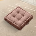 thumbnail image 5 of Thick Floor Cushion With Handles Floor Pillow, Velvet Square Floor Seating Cushion, Square Non Slip Reversible Chair Cushion, for Living Room Sofa Chair Floor Yoga Couch Tatami, 18*18Inch, 5 of 6