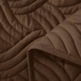 thumbnail image 7 of Whale Flotilla Quilt Set King Size, Soft Microfiber Lightweight Bedspread for All Ages, Brown, 7 of 7