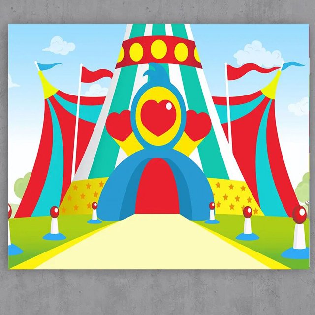 Telón de fondo de fotografía de cumpleaños Plim personalizado de dibujos animados, Fondo de fiesta personalizado, cerdo, oso, accesorios de decoración de vinilo, pancarta