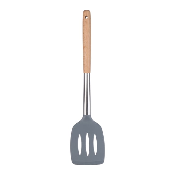 Unique Bargains Kitchen Utensil Heat-Resistant Spatula for Flipping Light Gray 14x3.1 in