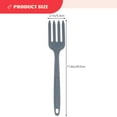thumbnail image 3 of CIMAXIC Silicone Tongs Dark Blue Ergonomic Noodle Cooking Fork for Fruit 4Pcs, 3 of 6