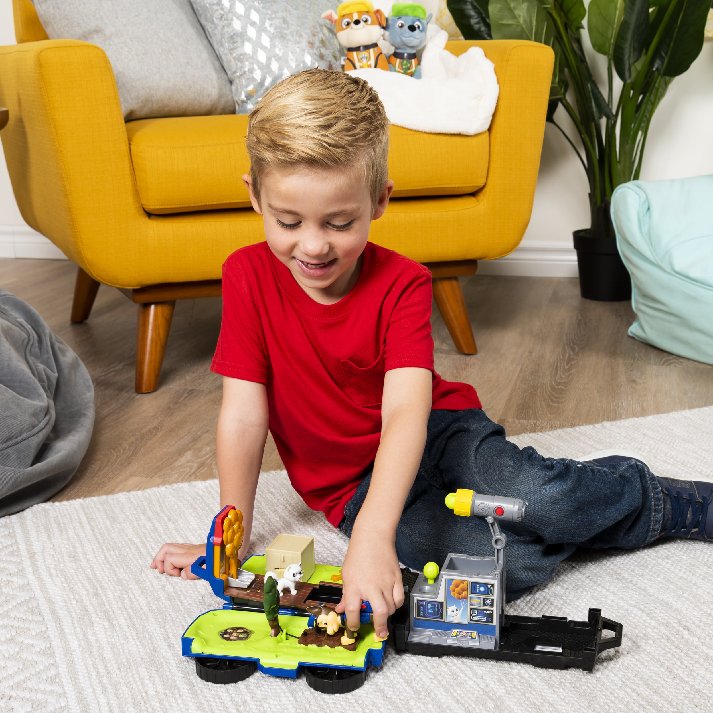 PAW Patrol Chase’s Ride ‘n’ Rescue, Transforming 2-in-1 Cruiser Police  Vehicle Playset (6 Pieces)