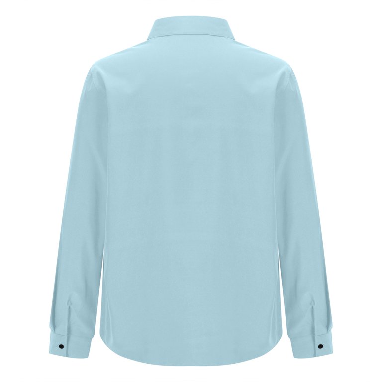 COOFANDY Men's Light Green Dress Shirt - Long Sleeve Button Down, Regular Fit, Stretch Formal Business Shirt