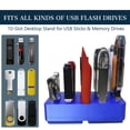 thumbnail image 3 of Soporte para unidad flash USB JBOS de 10 ranuras, azul, 3 of 7