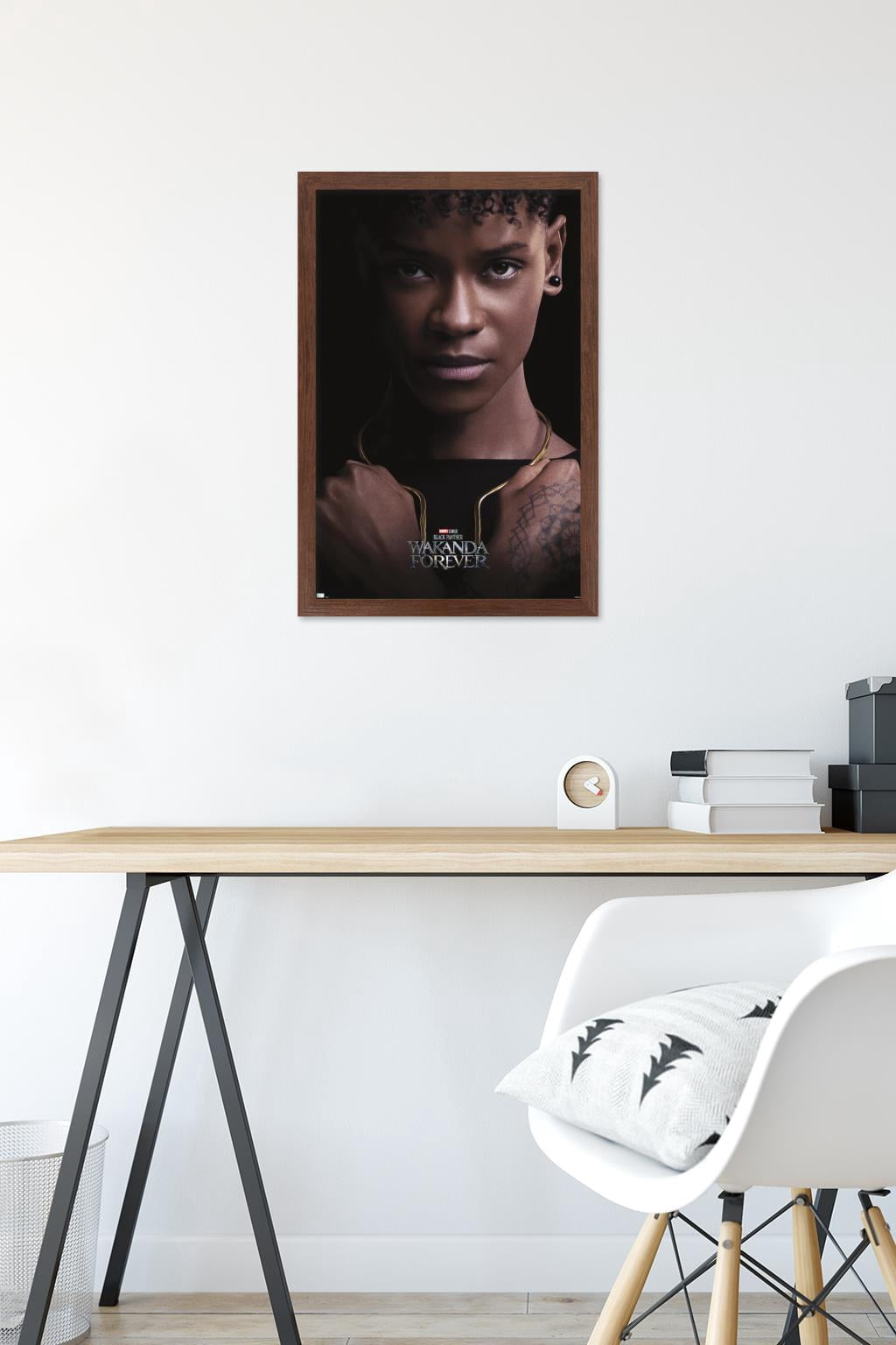 Marvel Black Panther: Wakanda Forever - Shuri One Sheet Wall Poster, 14.725" x 22.375" Framed