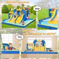 thumbnail image 3 of LALAHO Water Bounce House, Inflatable Water Slide Park for Kids, Backyard Summer Outdoor Fun for Childrens, 3 of 5