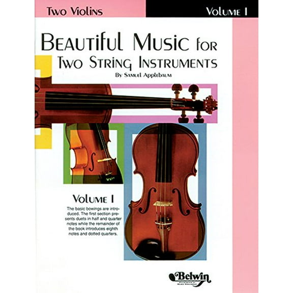 Pre-Owned Beautiful Music for Two String Instruments, Bk 1: 2 Violins (Paperback) 0769231292 9780769231297