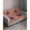 thumbnail image 3 of Country Star Farm Couch Cushion Covers Stretch, Washable Sofa Seat Covers Individual Seat Cushion Sofa Slipcovers Farmhouse Plaid Texas Vintage Fruit Couch Cover Furniture Protector M-1PCS, 3 of 7