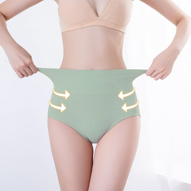 JWZUY High Waisted Tummy Control Underwear for Women Soft Cotton