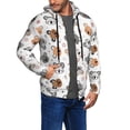 thumbnail image 3 of Zip Up Hoodies for Men - Cute Koala Stars Doodle Long Sleeve Comfrt Men'S Fashion Hoodies & Sweatshirts, Jackets for Men Hoodies Pullover Clothing Clothes with Pouch, 3 of 5