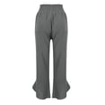 thumbnail image 3 of Luogg Women's Casual Pants Lightweight Stretchy Elastic Waist Comfortable Pocketed Trousers For Everyday Relaxation Fashion Pants Suitable For Summer Wear Women’s Plus Size Casual Pants, 3 of 4