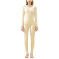 thumbnail image 1 of Women Base Layer, Casual Thick High Elastic Warm Thermal, Women's Base Layer Set, 1 of 6