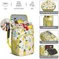 thumbnail image 4 of Lemon and Flower Print Cooler Backpack, Leakproof Insulated Bag for Summer, Hiking, and Travel, 4 of 5