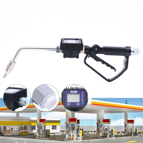 Heavy Duty Air Operated Oil Transfer Pump Digital Petrol Oil Fluid Dispenser Pump Control Valve Meter Nozzle