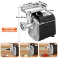 thumbnail image 3 of BENTISM Heavy Duty Electric Meat Grinder 6.6 lbs/Min 550W & Sausage Stuffer, 3 of 9