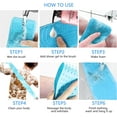 thumbnail image 4 of Extra long back scrub Silicone body scrub belt Back exfoliator Back scrub, 4 of 5