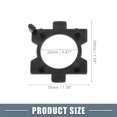 thumbnail image 4 of H7 Low Beam Car LED Headlight Lamp Bulb Base Holder Adapter Socket Retainer para el sudeste V3 V5 V6 DX7 Negro 1 par, 4 of 7
