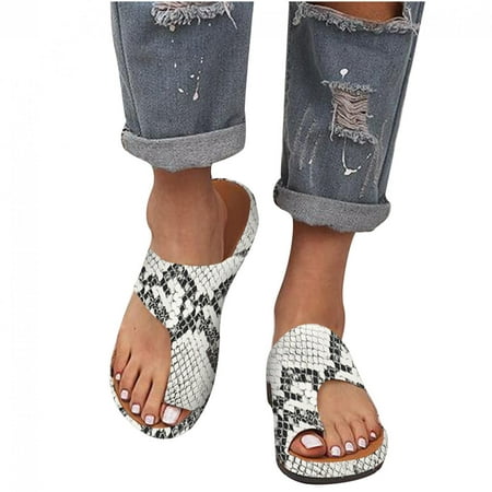 

LoyisViDion Women Dressy Comfy Platform Casual Shoes Summer Beach Travel Slipper Flip Flops White 11(43)