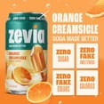 thumbnail image 4 of (Pack Of 4) Zevia Soda Orange Creamsicle 72 Fl Oz, (6 Cans per Pack), 24 Cans Total, 4 of 6