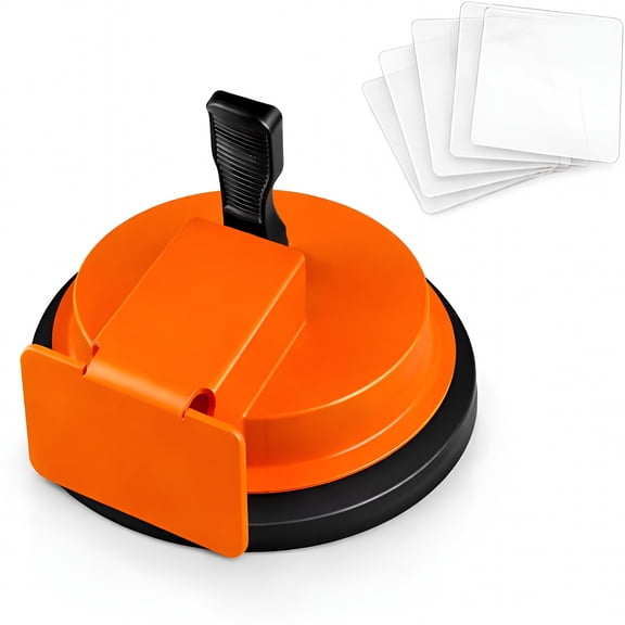 XIBUFE Floor Gap Fixer Tool with Enhanced Suction Cup & Sticky Pads – Easy LaminateVinyl & Wood Flooring Gap Repair Tool for Smooth and Textured Floors