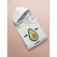 thumbnail image 3 of Cute Avocado Doing Exercise Hoodie Women -Image by Shutterstock, Female Medium, 3 of 4