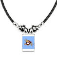 thumbnail image 1 of shannon monje collar a mano colgante de cuerda de cuero Unbranded M, 1 of 3