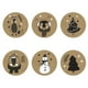 thumbnail image 3 of Pegatinas de copo de nieve para decoración de caja de regalo, 6 diseños, 50-500 unidades, 3 of 4