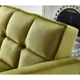 thumbnail image 2 of Comfortable Velvet Sleeper Sofa Bed by Legend Furniture Green, 2 of 5