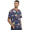 thumbnail image 3 of Tooniforms Men Scrubs Top, V-Neck, TF606, XS, I'm Amazing, 3 of 7