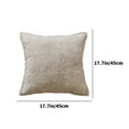 thumbnail image 3 of Yokan Chenille Sofa Cushion Pillow, Comfortable Decorative Pillow for Living Room & Bedroom, Soft Beige Back Cushion for Sofa & Bed, High Elasticity Filling, Easy to Clean, Stylish Home Décor, 3 of 7